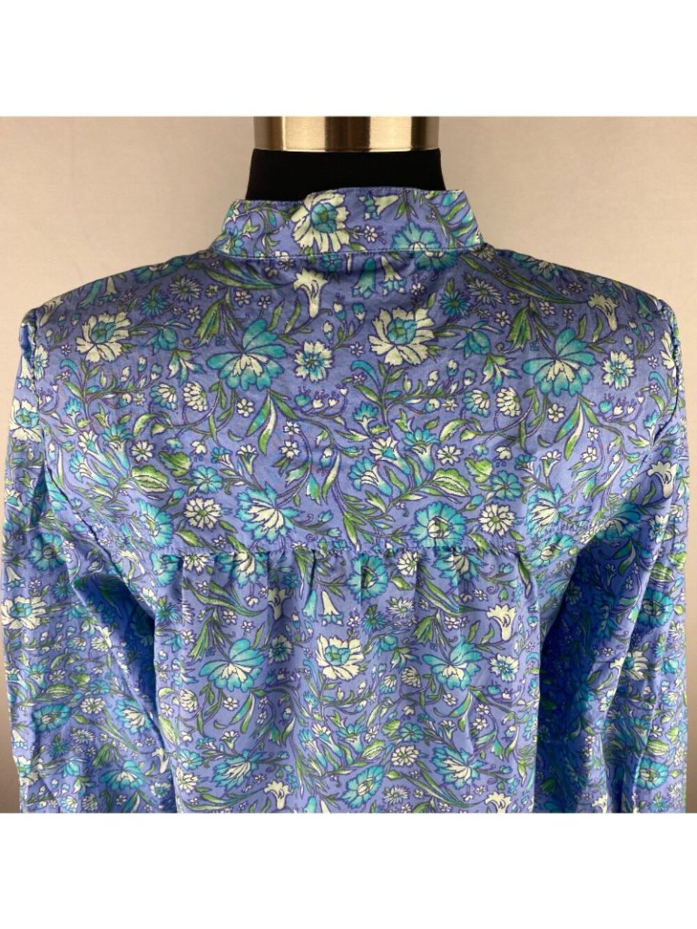 J.Crew Fresco Top In Floral Cotton Poplin Womens S Cottagecore Prairie Peasant - Picture 10 of 12